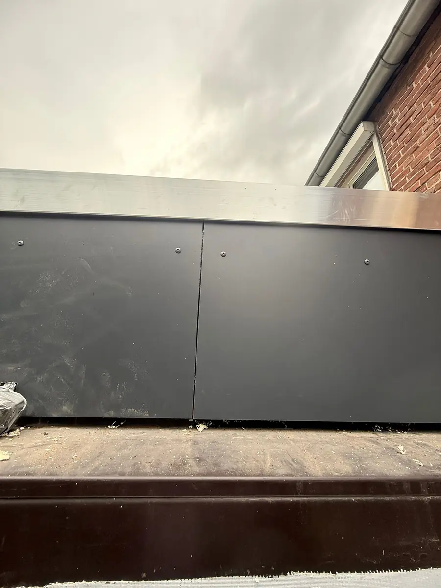 Boeiborden renovatie en gevelovergang